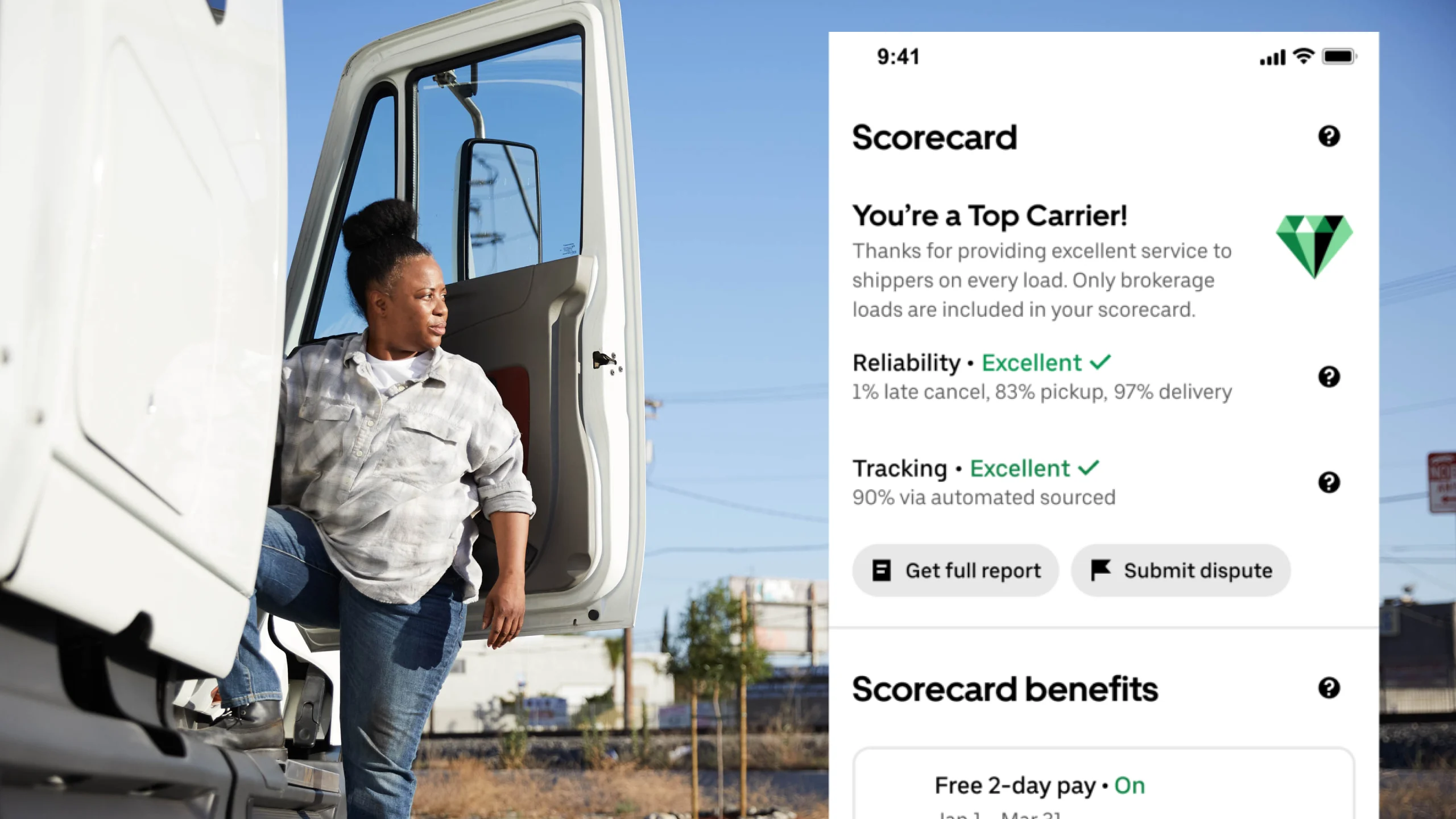 Mobile Carrier Scorecard screenshot